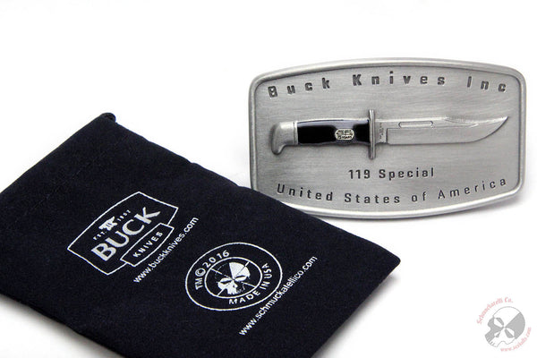 Limited Edition Buck Knives® Serialized Belt Buckle