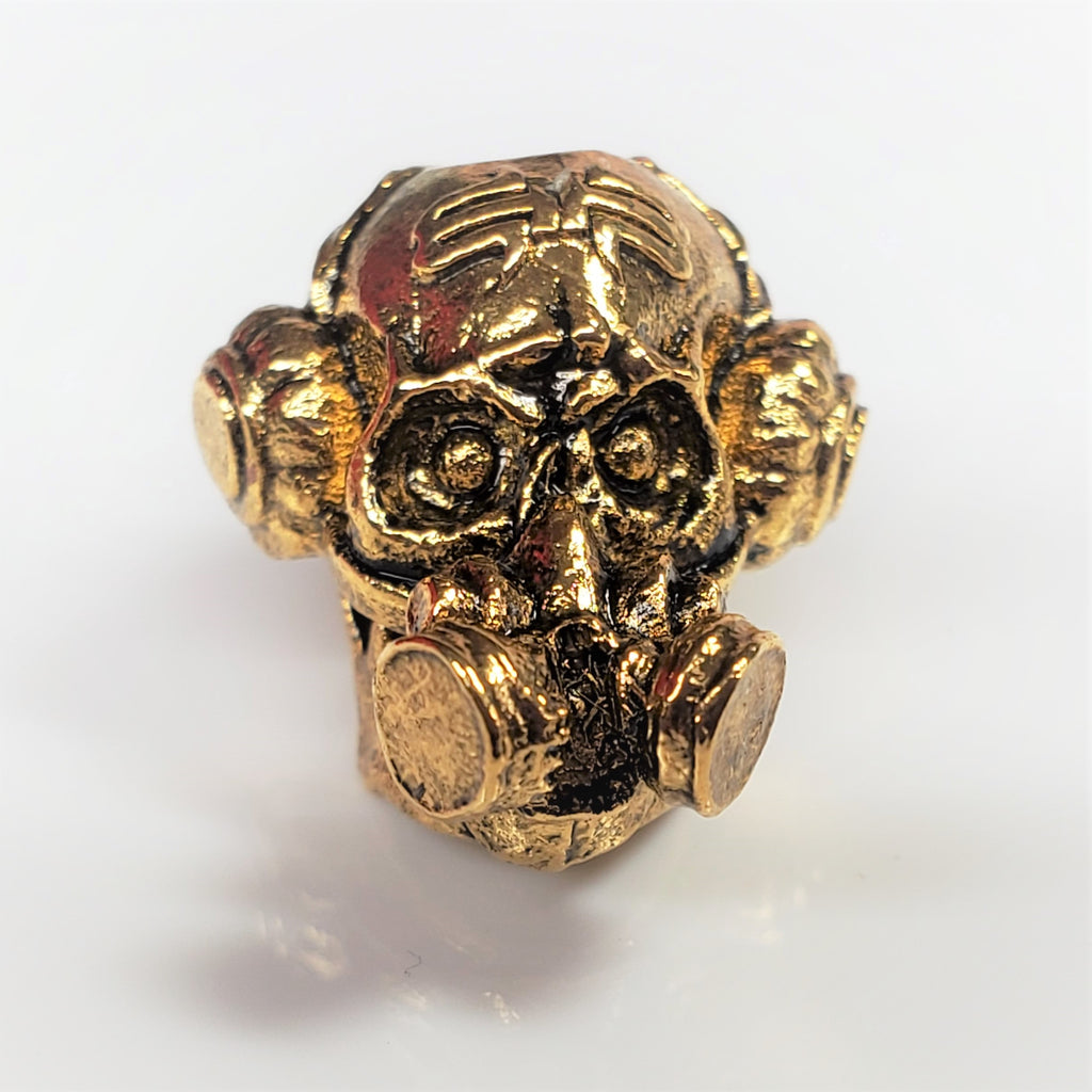 Brous Gas Mask Skull Bead