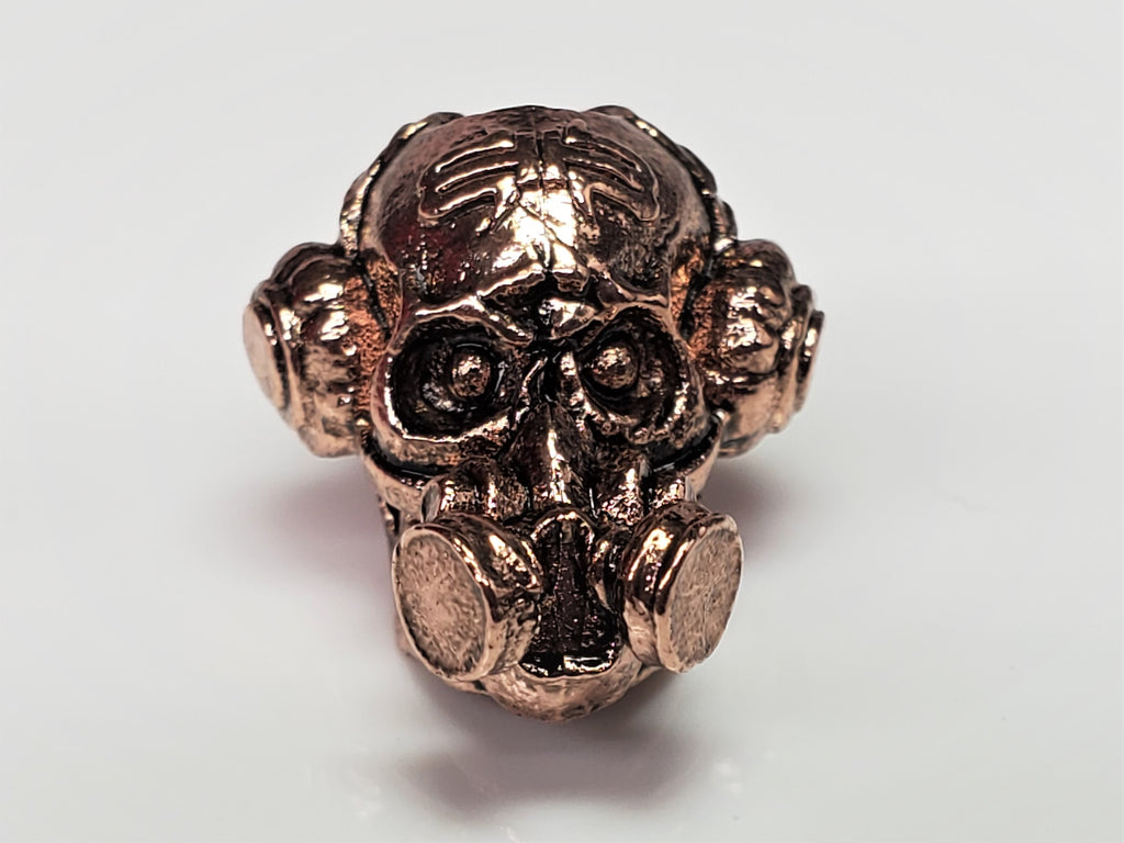 Brous Gas Mask Skull Bead