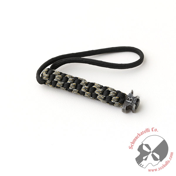 Buck Anvil Black Ox. Pewter Bead Lanyard - Camo