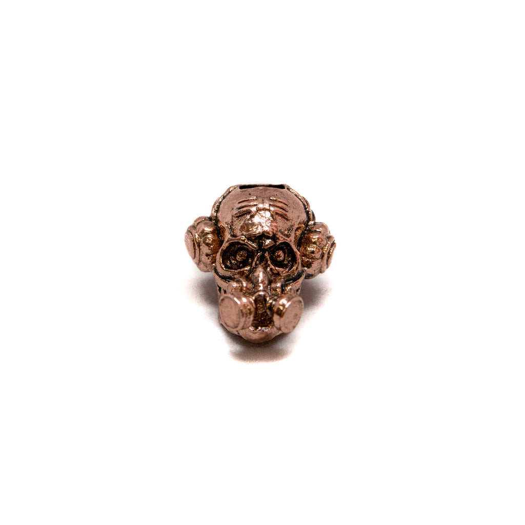 Brous Gas Mask Skull Bead