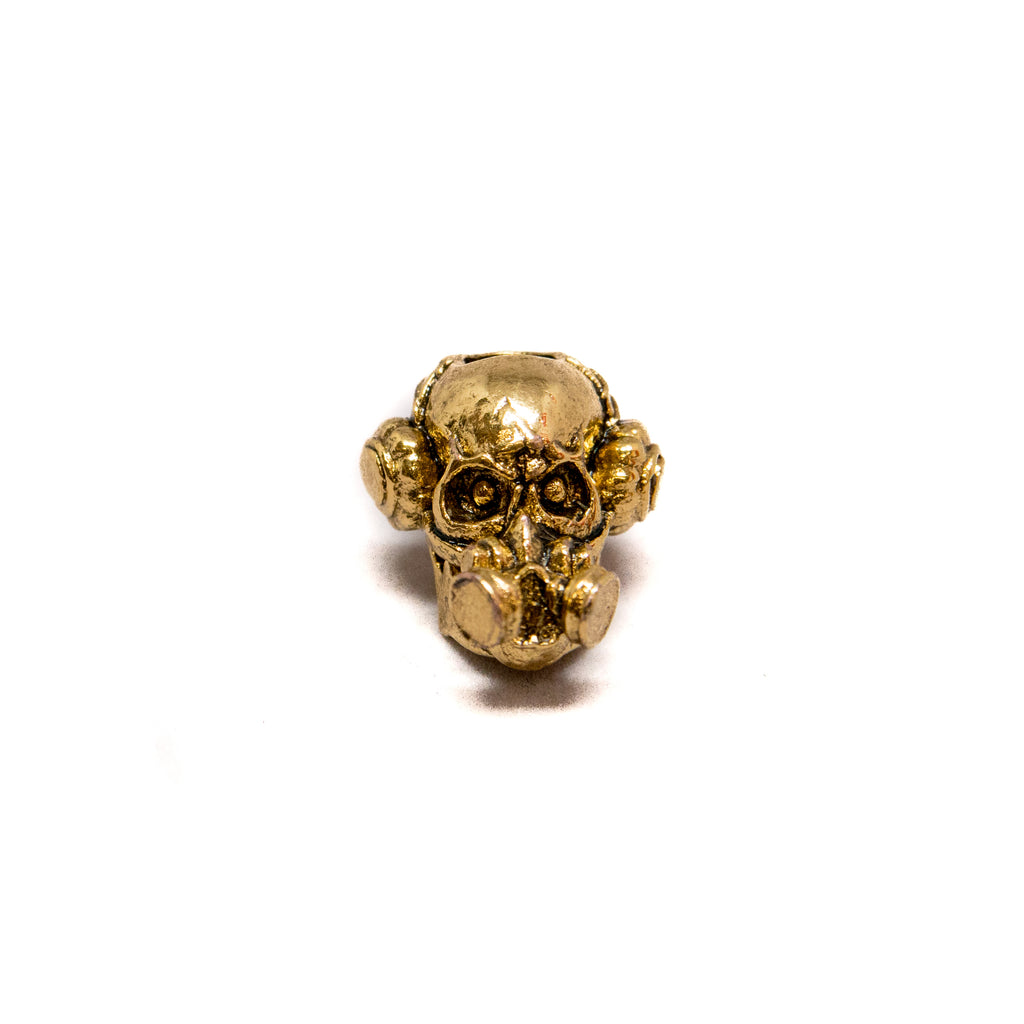 Brous Gas Mask Skull Bead, No Logo