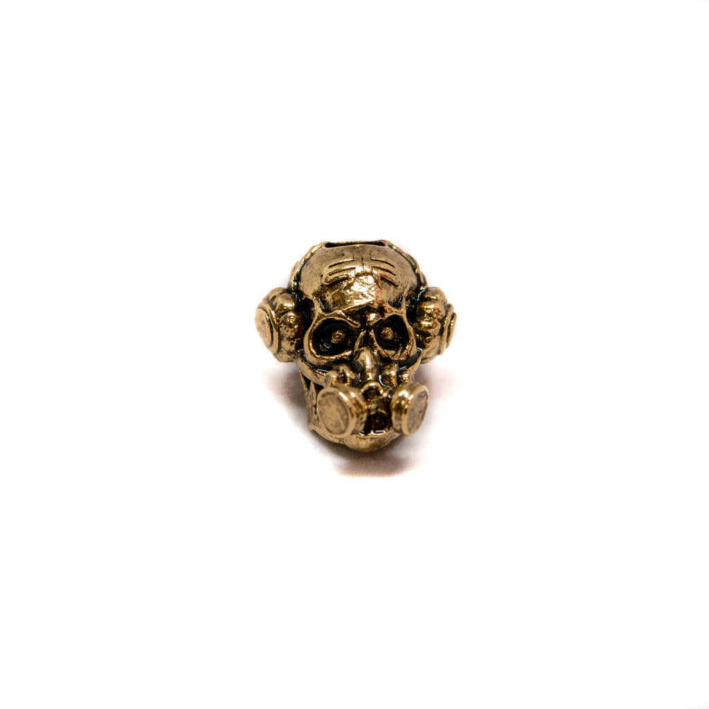 Brous Gas Mask Skull Bead