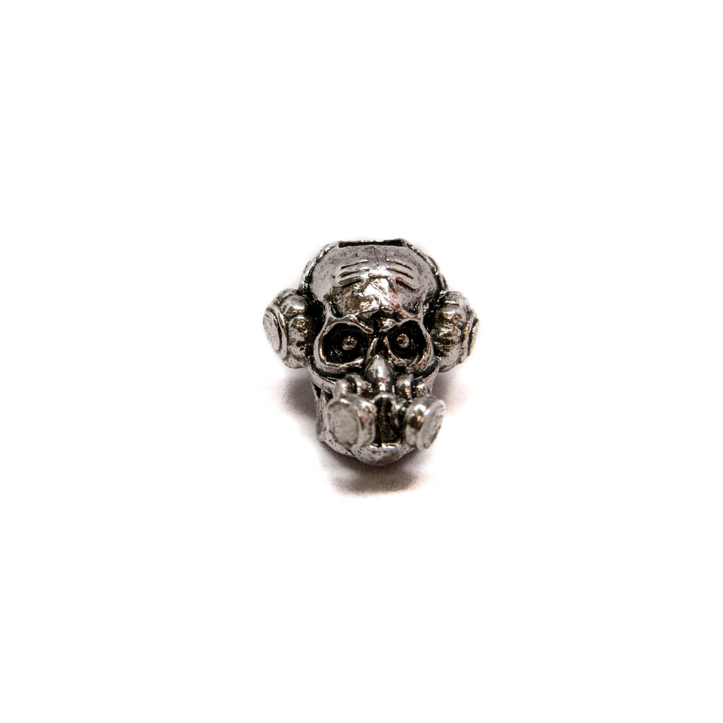 Brous Gas Mask Skull Bead