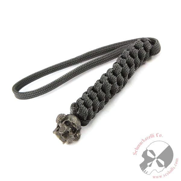 Brous Gas Mask Skull Lanyard, No Logo