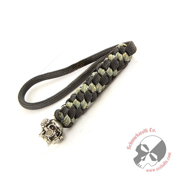 Brous Gas Mask Skull Lanyard, No Logo