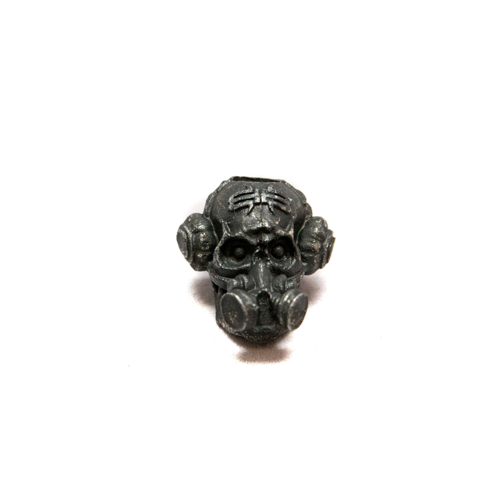 Brous Gas Mask Skull Bead