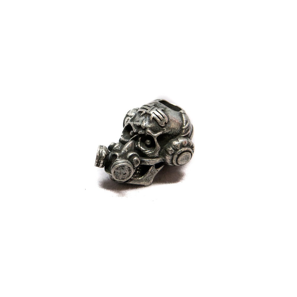 Brous Gas Mask Skull Bead