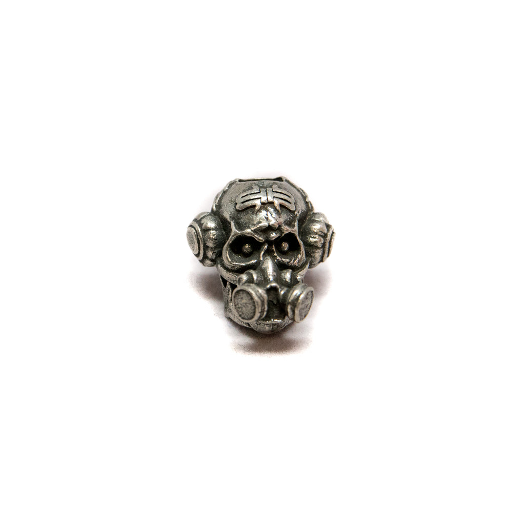 Brous Gas Mask Skull Bead