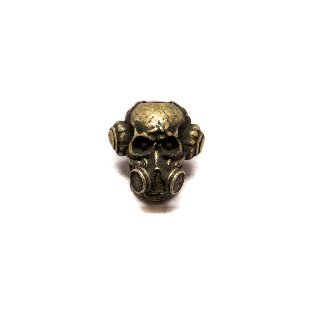 Brous Gas Mask Skull Bead, No Logo