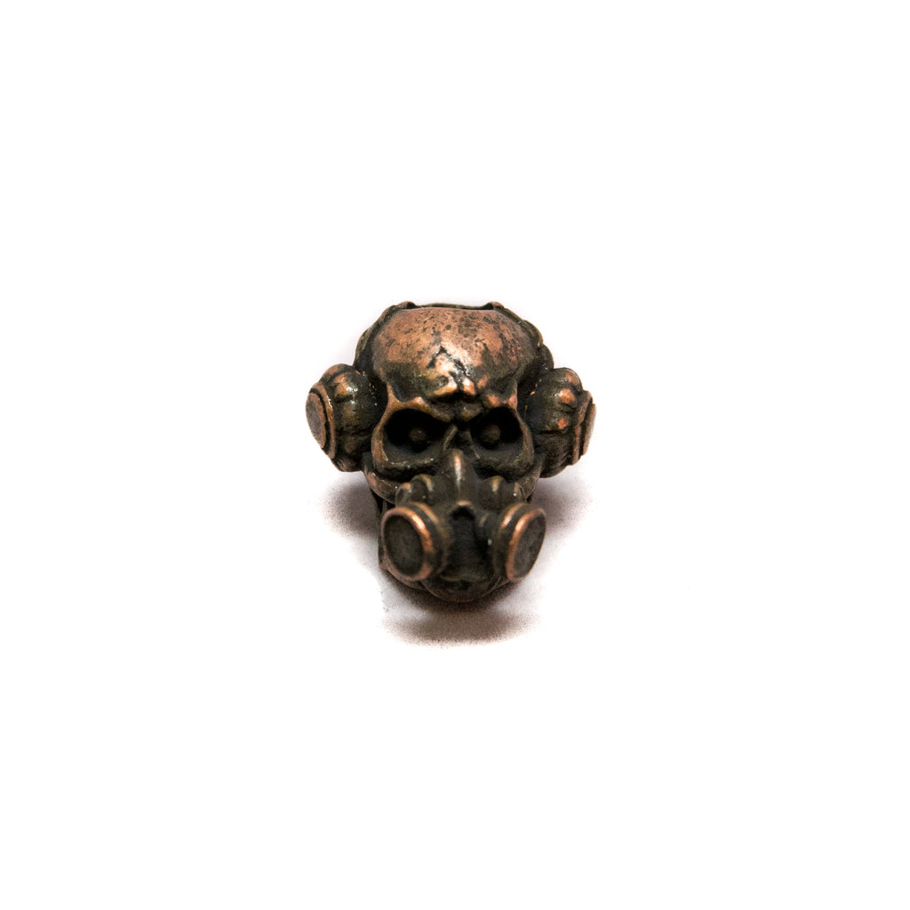 Brous Gas Mask Skull Bead, No Logo