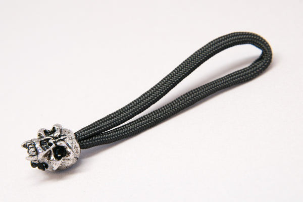 Fang Standard Zipper Pull Rhodium - Closeout