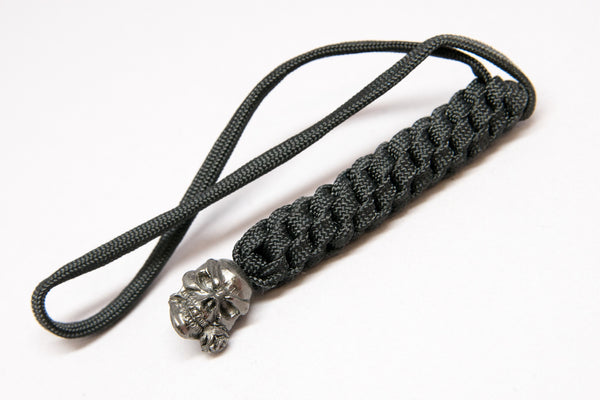 Rose Lanyard Hematite Matte - Closeout