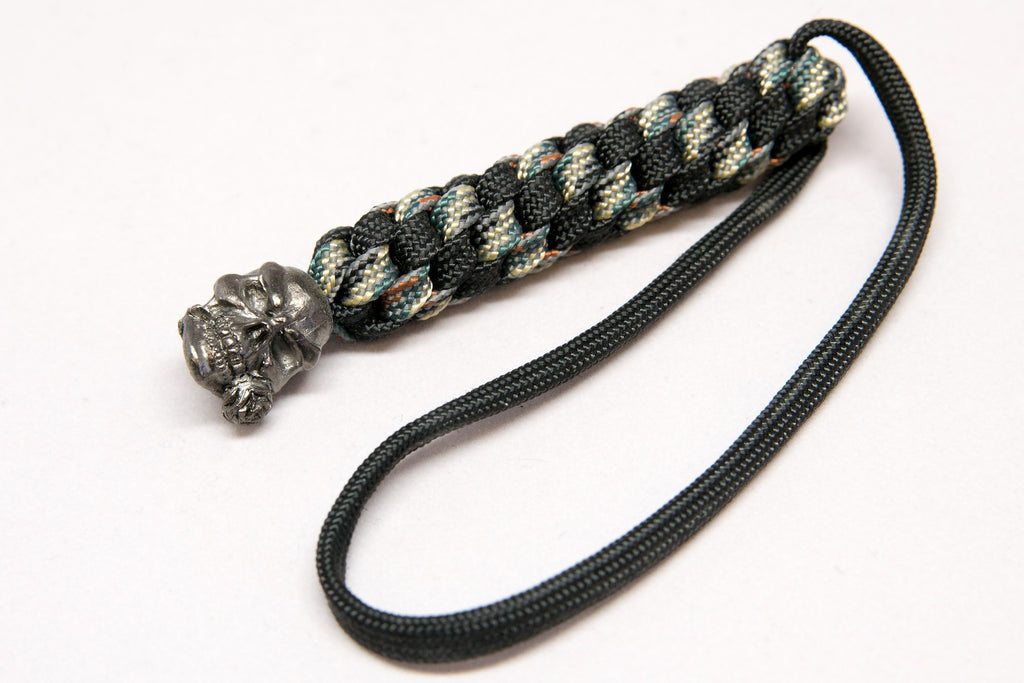 Rose Lanyard Hematite Matte - Closeout