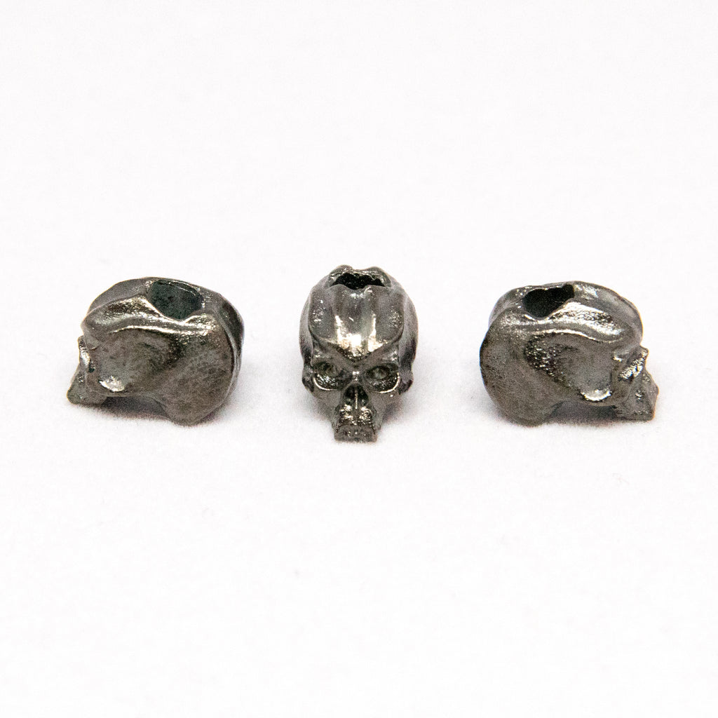 Cyber Mini Skull Bead (1/8" Hole) - 3 Per Package