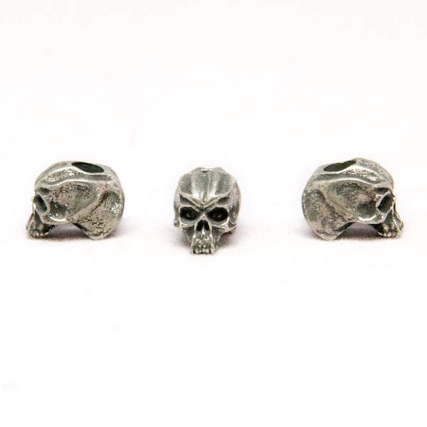 Cyber Mini Skull Bead (1/8" Hole) - Packs of 3