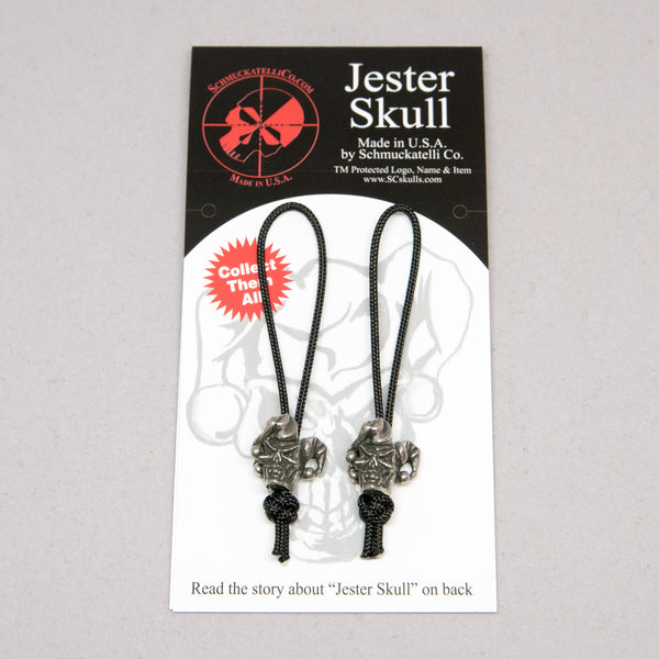 Jester Mini Zipper Pull - Set of 2