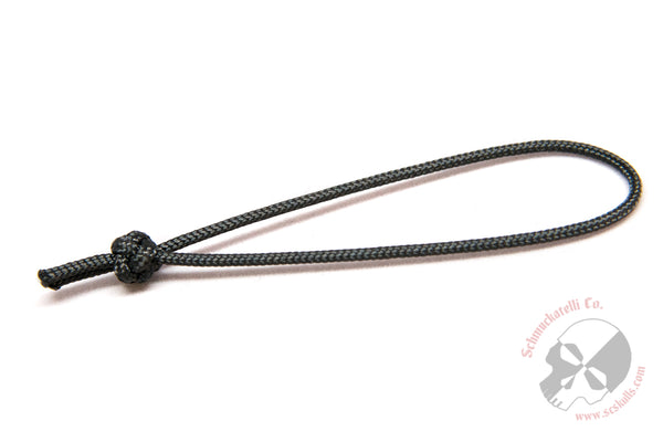 Mini Diamond Knot Paracord Zipper Pull Blank (No bead included -- for use with mini sized beads)