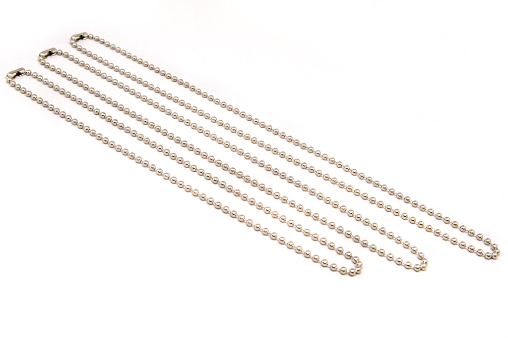 Ball Chain Necklace - Nickel Plated
