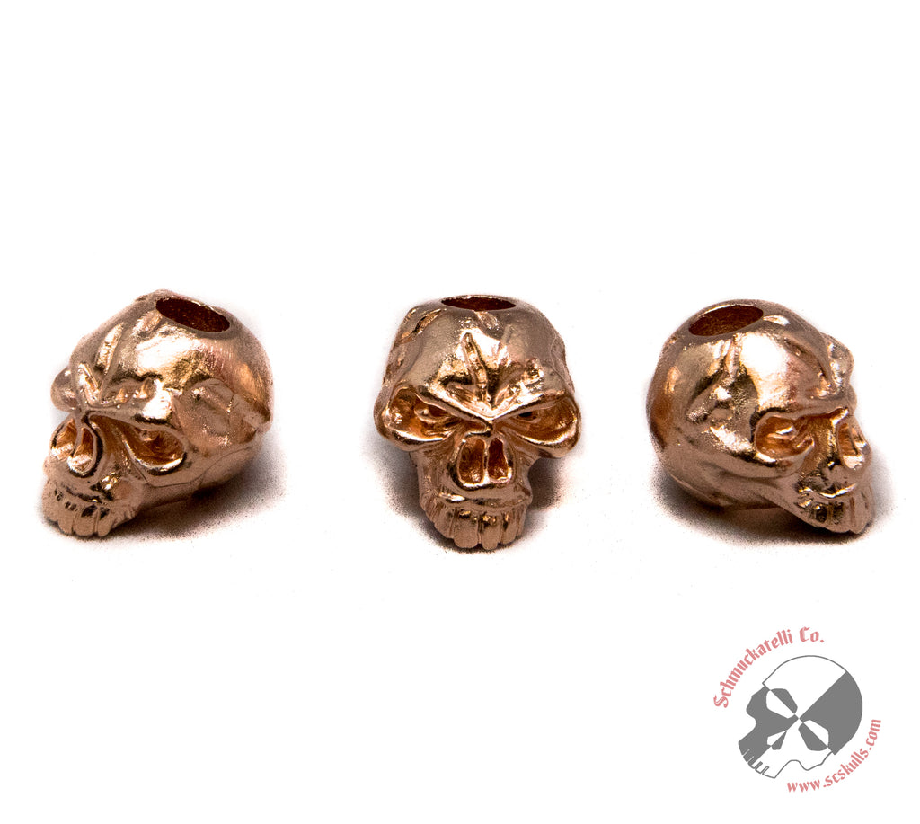 Emerson Skull Bead - Matte Rose Gold