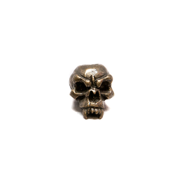 Fang Skull Bead - Solid Oil Rubbed Bronze