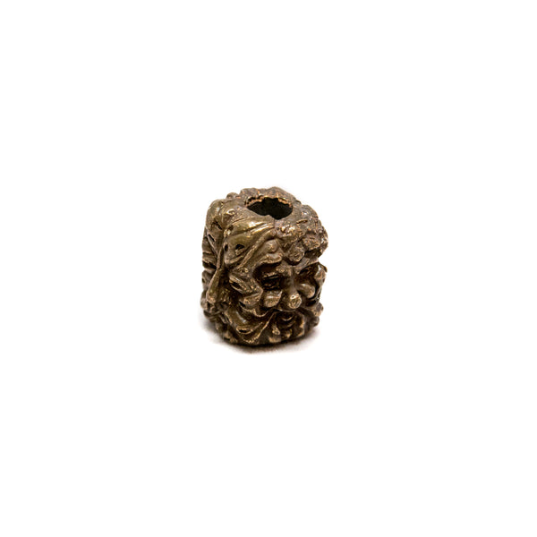 Green Man Bead - Solid Oil Rubbed Bronze