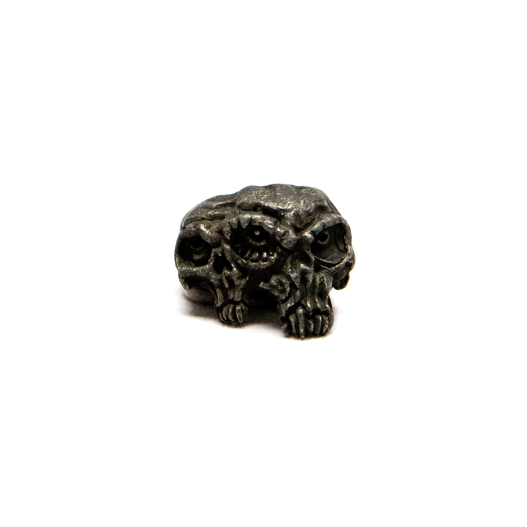 Gemini Twins Skull Bead - Closeout