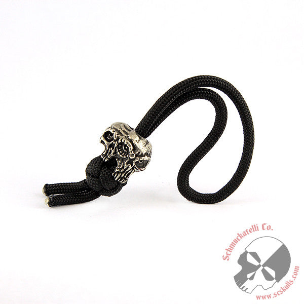 Gemini Twins Diamond Knot  Zipper Pull