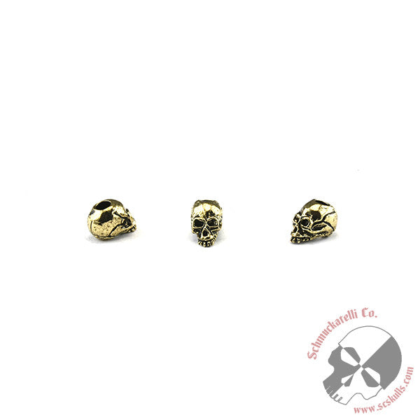 Joe Skull Bead 1/8" Hole - 3 Per Package