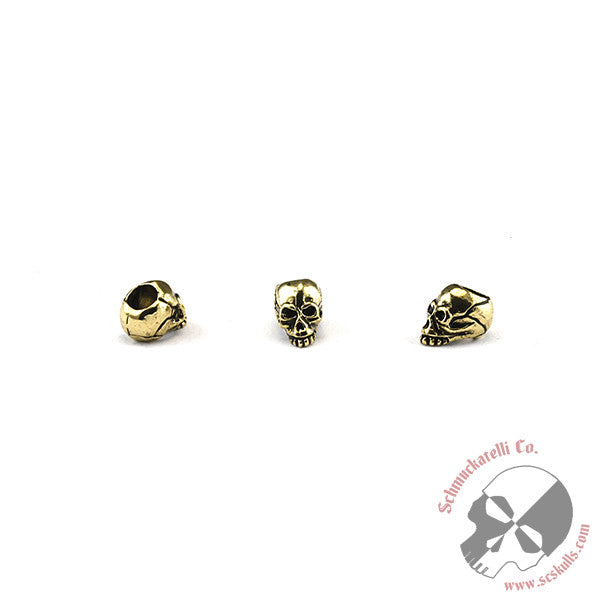 Joe Skull Bead 3/16" Hole - 3 Per Package