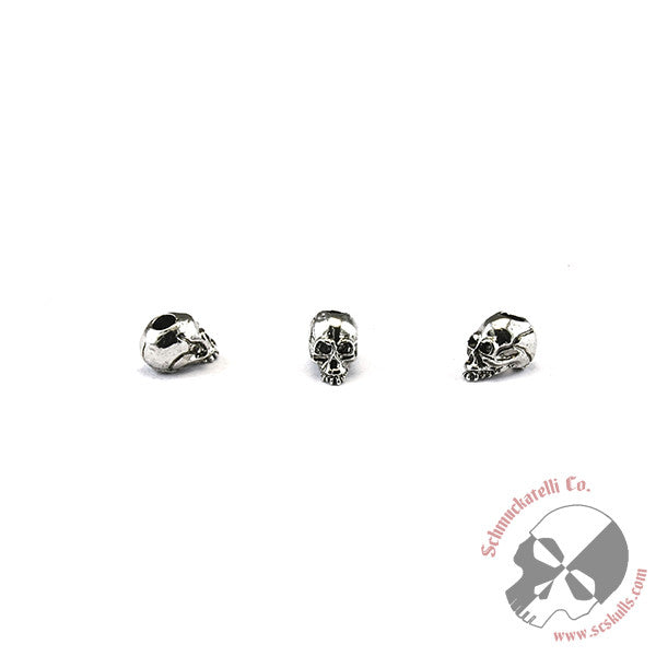 Joe Skull Bead 1/8" Hole - 3 Per Package