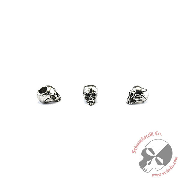 Joe Skull Bead 3/16" Hole - 3 Per Package