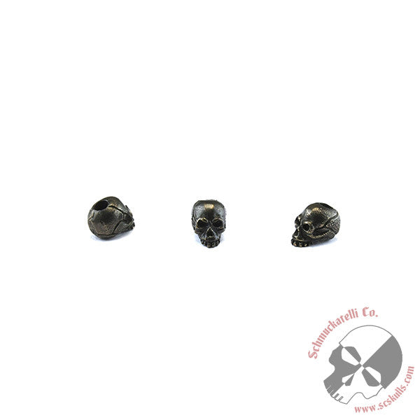 Joe Skull Bead 1/8" Hole - 3 Per Package