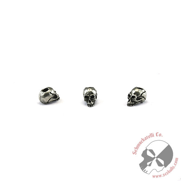 Joe Skull Bead 1/8" Hole - 3 Per Package