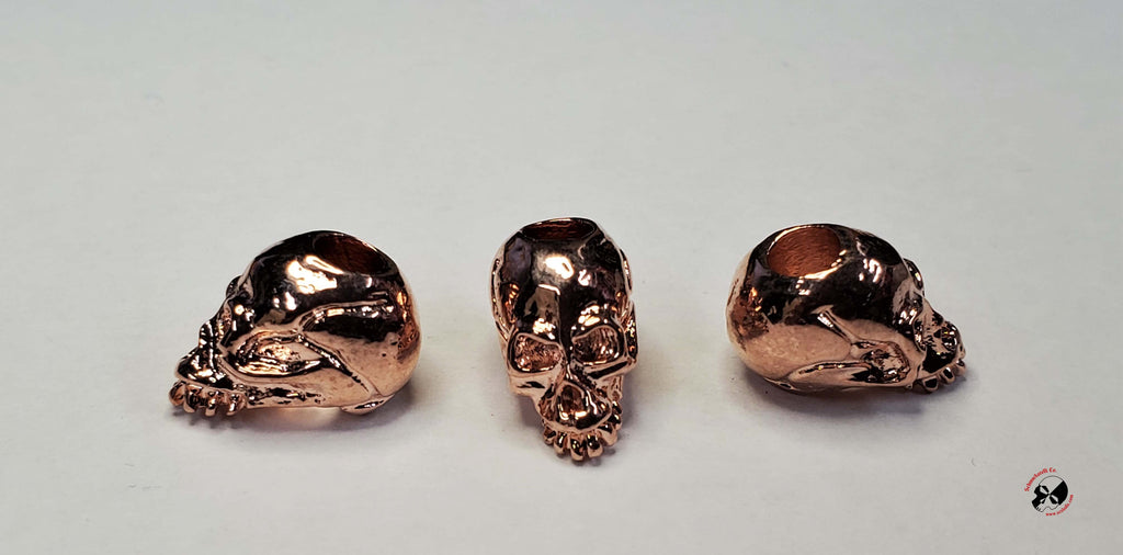 Joe Skull Bead 1/8" Hole - 3 Per Package