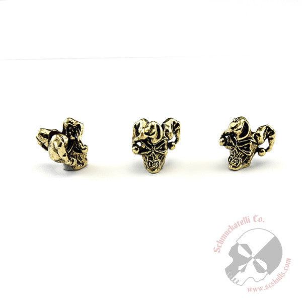 Jester Mini Skull Bead 3/16" Hole - 3 Per Package