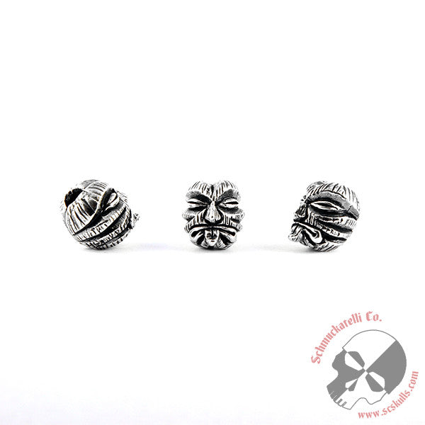 Kiko Tiki Bead - Solid Sterling Silver