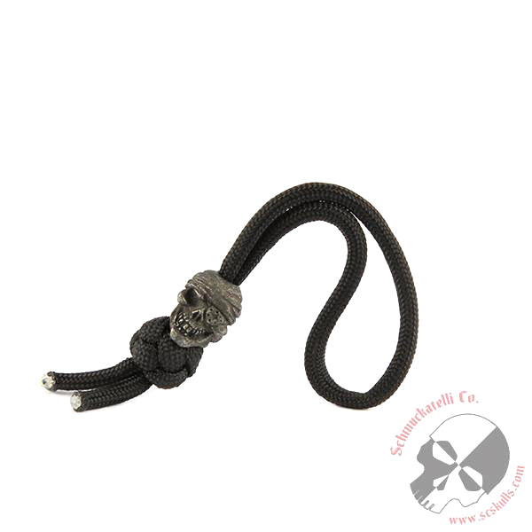 One-Eye Jack Diamond Knot Zipper Pull