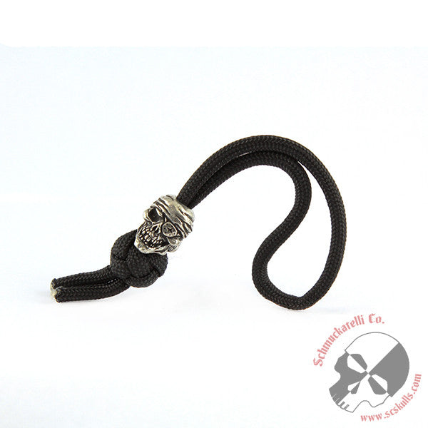 One-Eye Jack Diamond Knot Zipper Pull