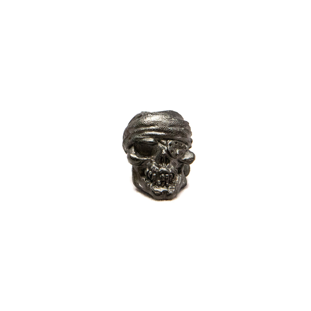 One-Eyed Jack Skull Bead