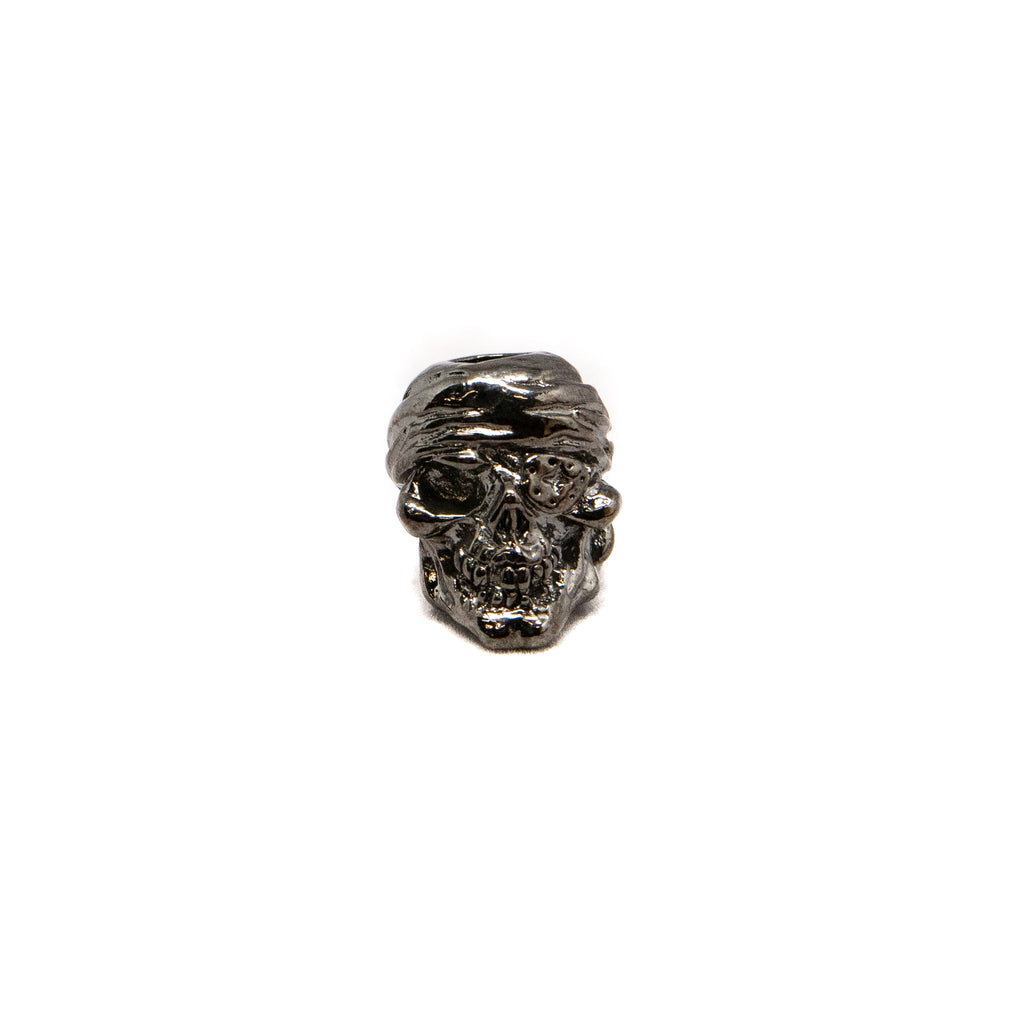 One-Eyed Jack Skull Bead