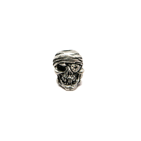 One-Eyed Jack Skull Bead