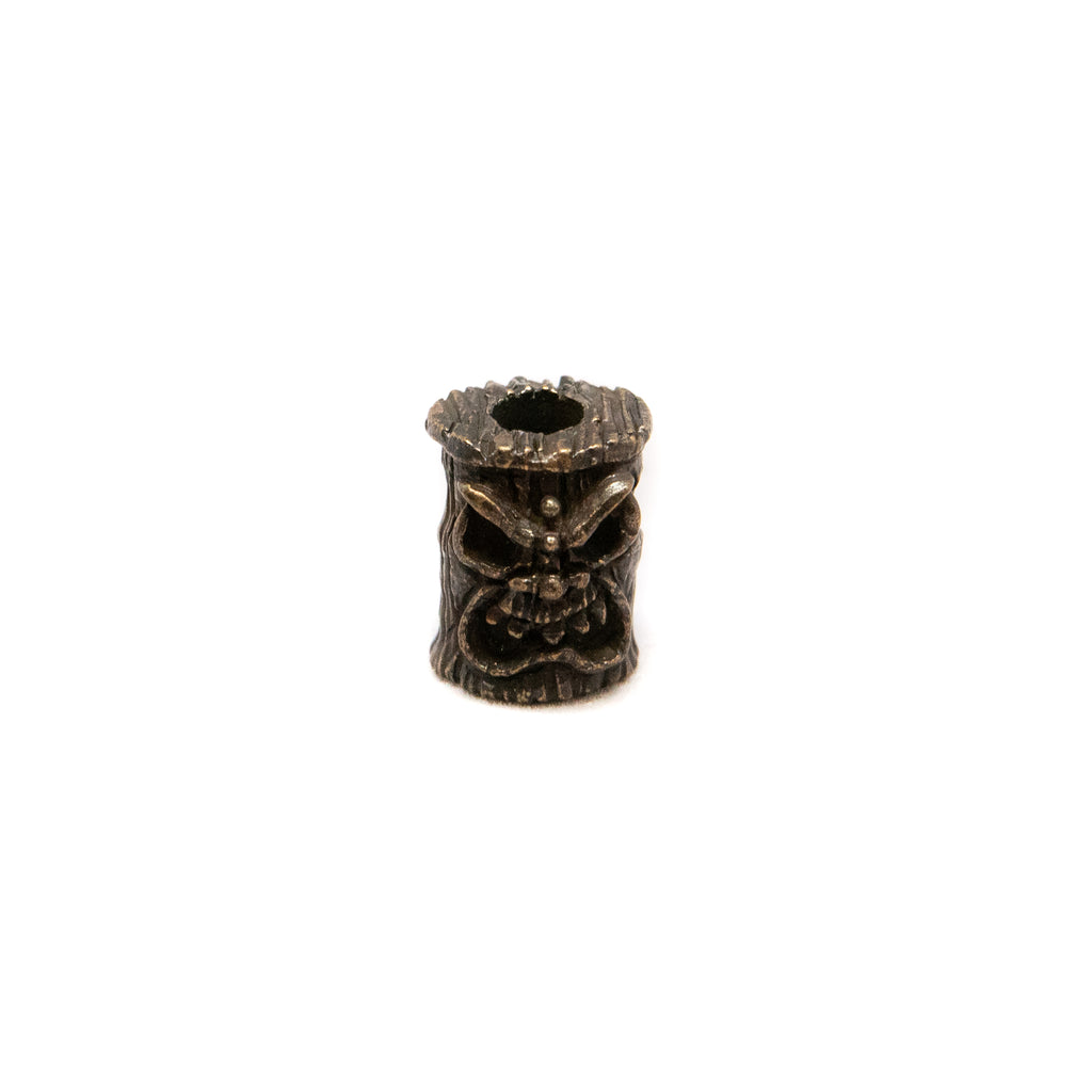 Ona Tiki Bead - Solid Bronze