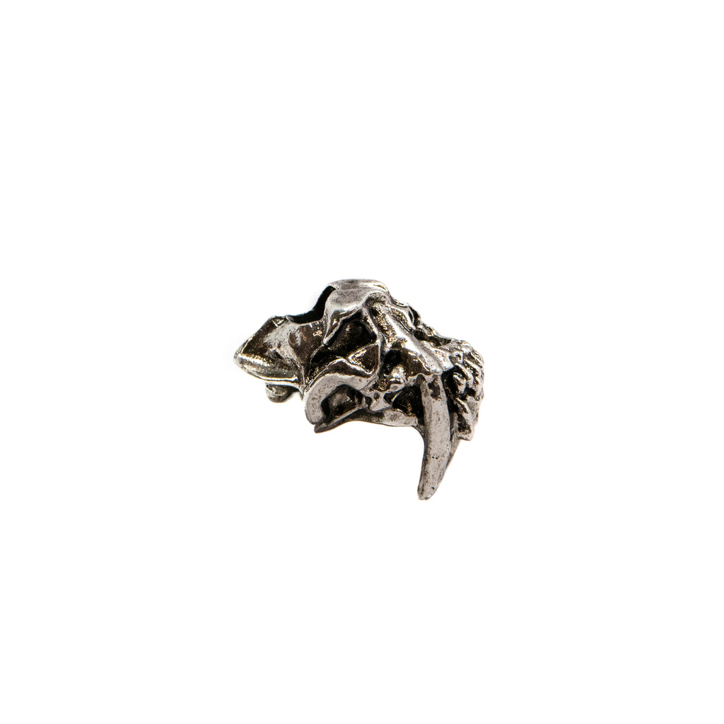 Sabretooth Skull Bead