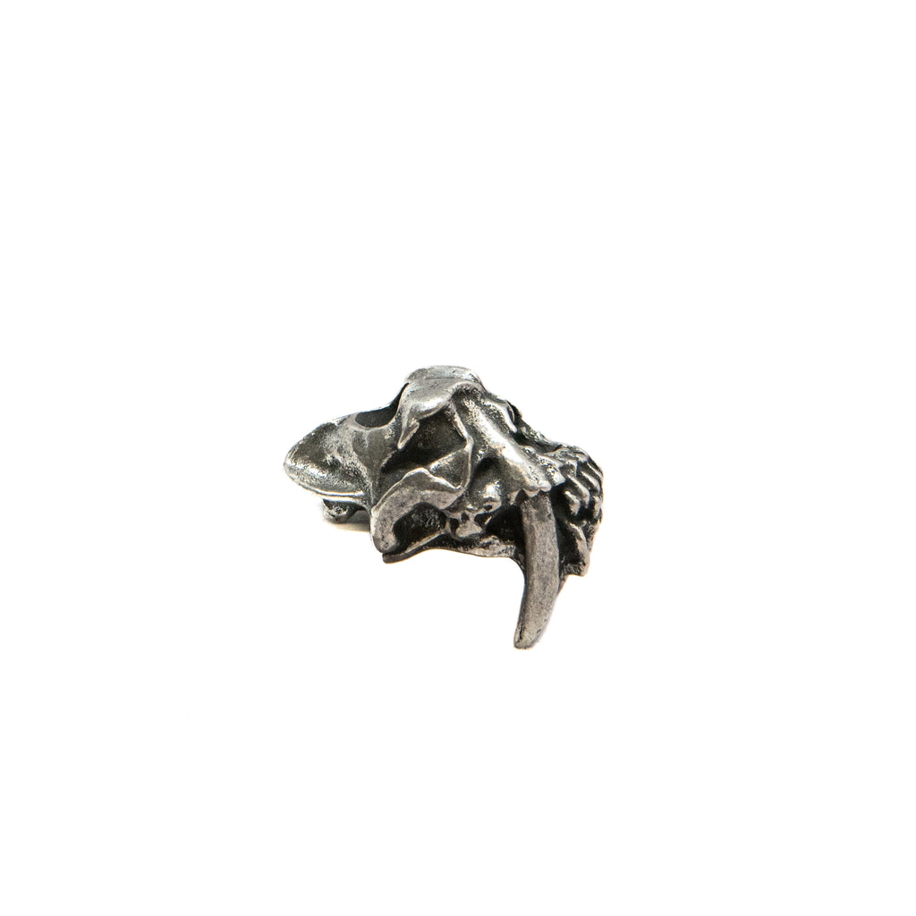 Sabretooth Skull Bead