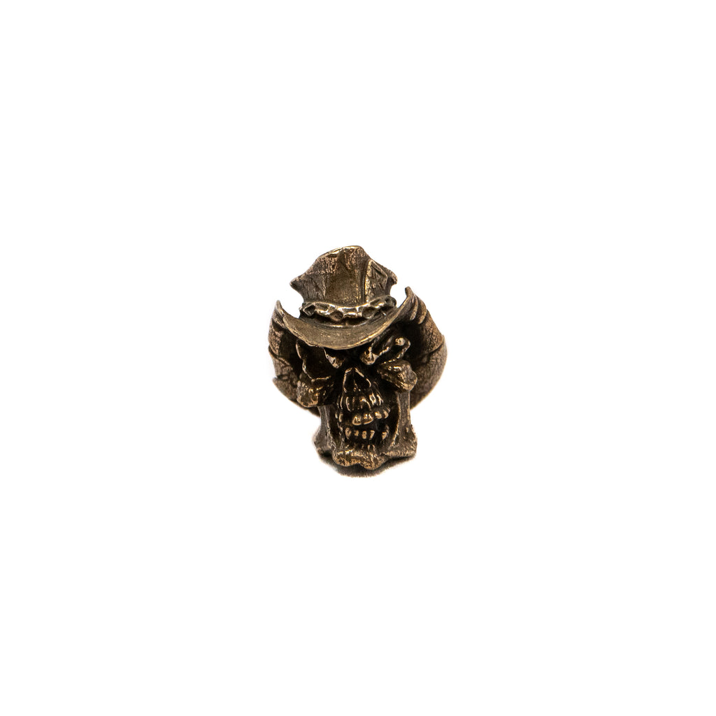 Vinnie Garoon Skull Bead - Solid Oil Rubbed Bronze