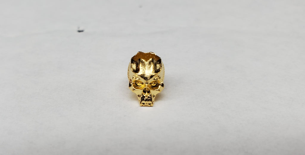 Cyber Mini Skull Bead (3/16" Hole) - 3 Per Package