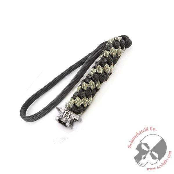 Buck Anvil Pewter Bead Lanyard - Camo